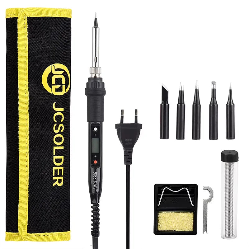 80W Electric Soldering Iron Set Adjustable Temperature - Home and Haven Store