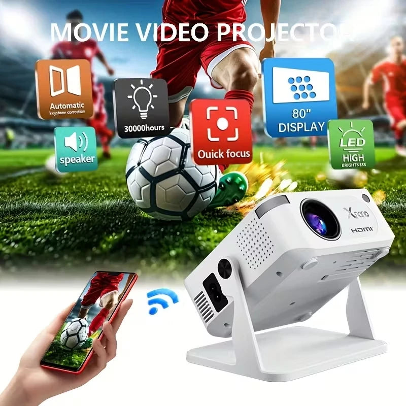 XNANO HA109 Mini Projector Android With WiFi6 BT 5.0 - Home and Haven Store