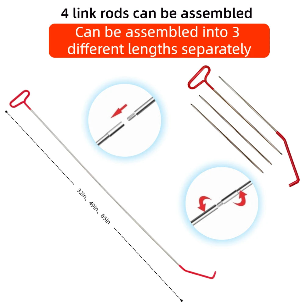 Emergency Car Door Rescue Tool Kit J Hook Air Wedge