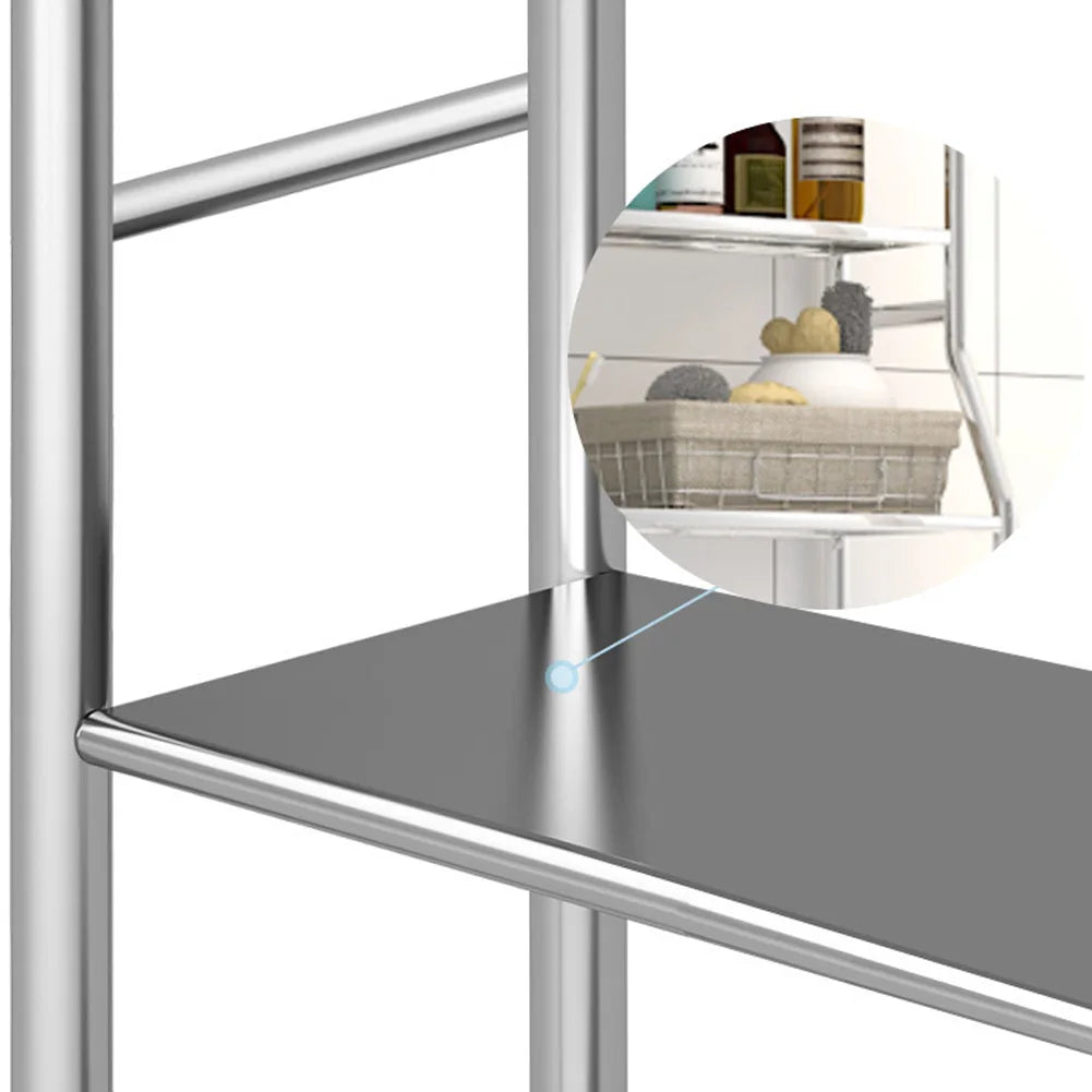 HiMiss Over The Toilet Bathroom Storage Shelf Organizer Rack