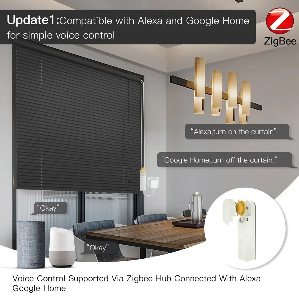 MOES ZigBee Smart DIY Motorized Roller Blinds Drive Hub Tuya - Home and Haven Store
