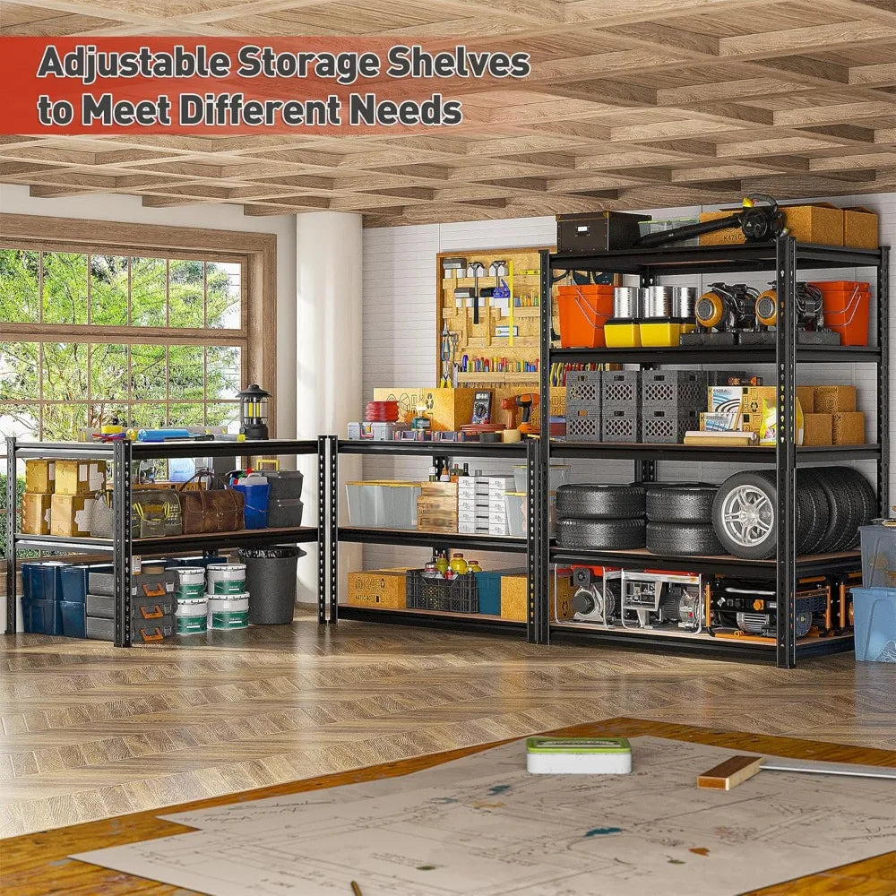 Adjustable Heavy Duty Metal Storage Shelves for Garage and Warehouse