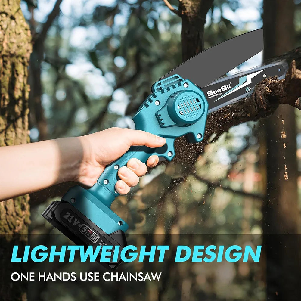 Seesii Cordless Mini Chainsaw Battery Powered For Makita 18V