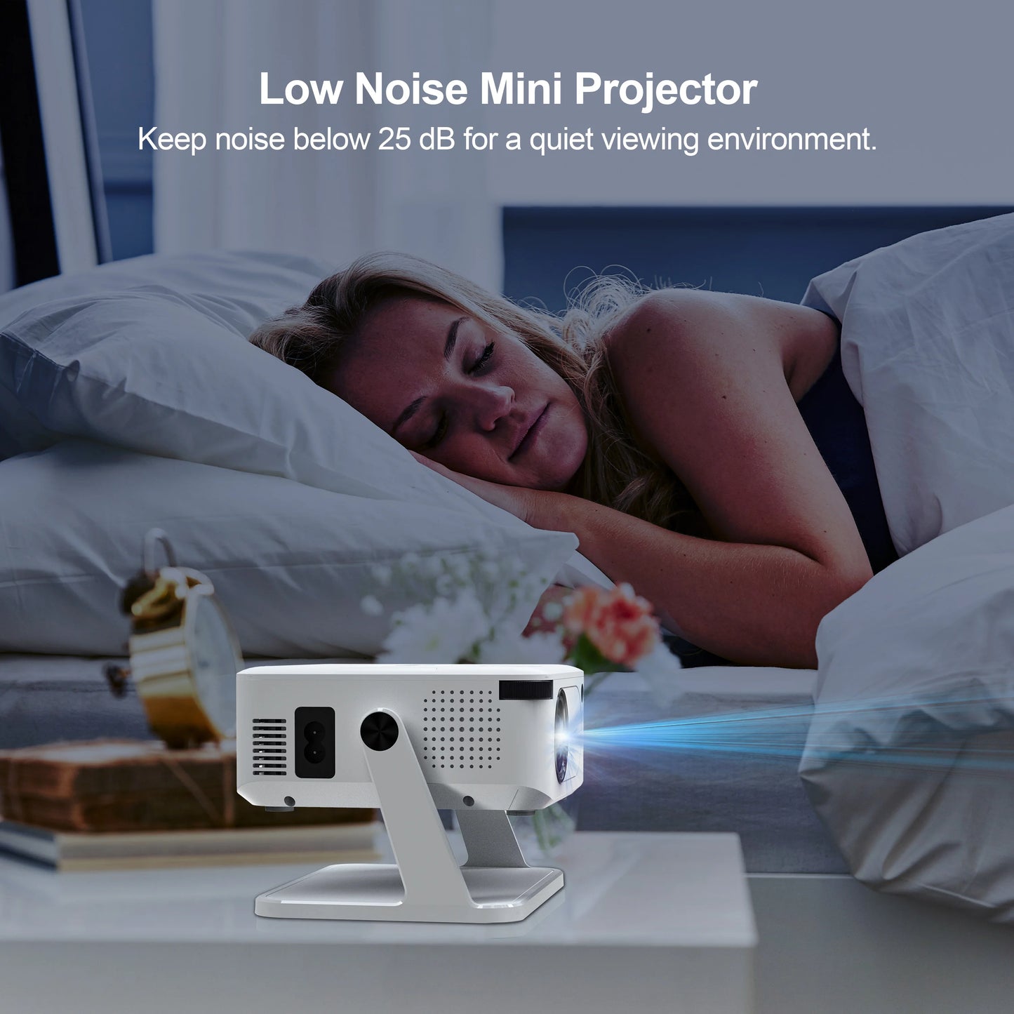 XNANO HA109 Mini Projector Android With WiFi6 BT 5.0 - Home and Haven Store