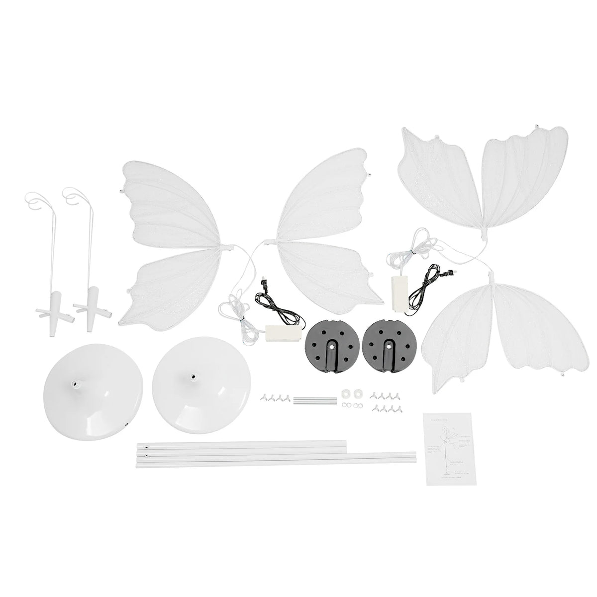 Elegant Butterfly LED Floor Lamp Set For Living Room Decor