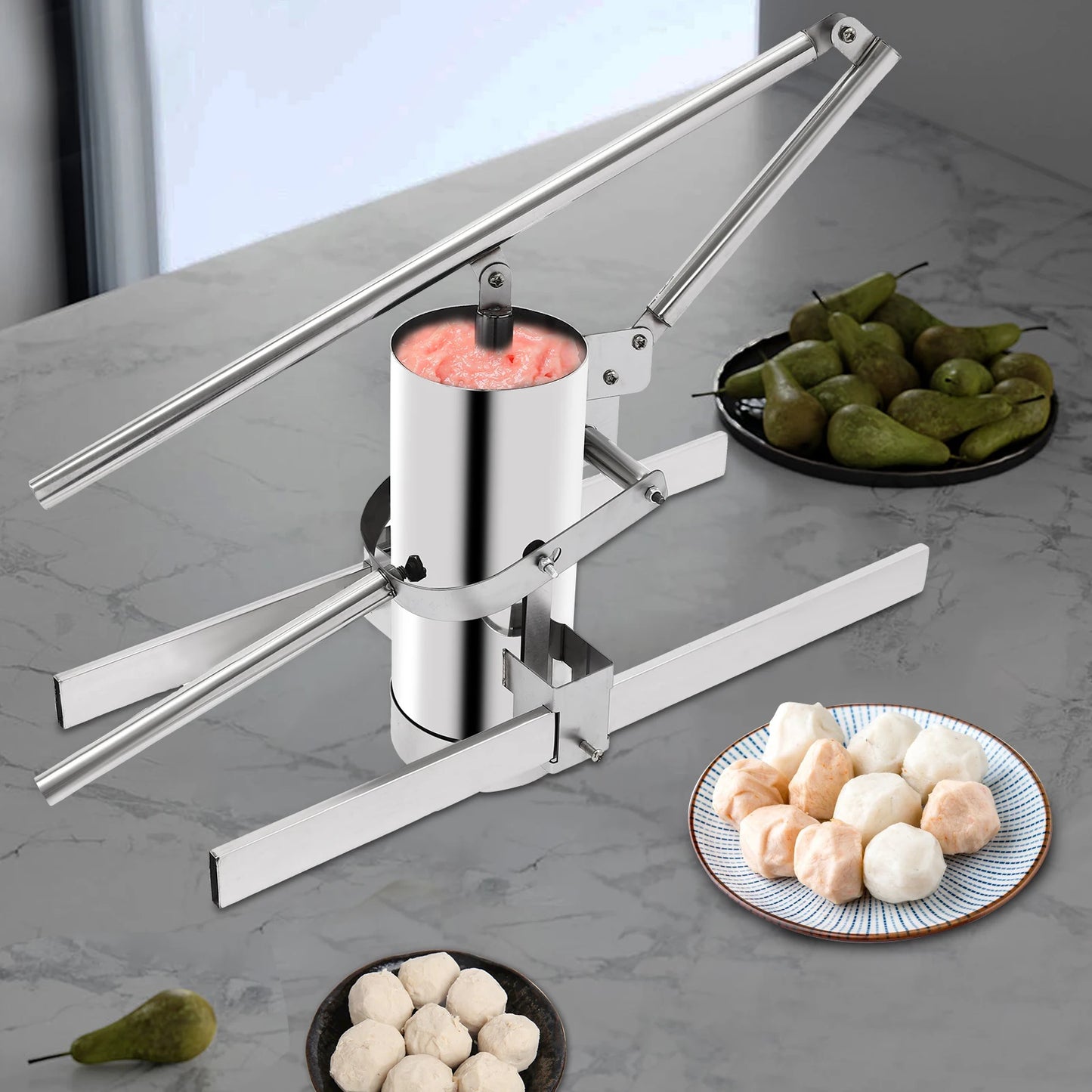 Rice Meat Dumplings Processing And Forming Machine Manual Stainless Steel