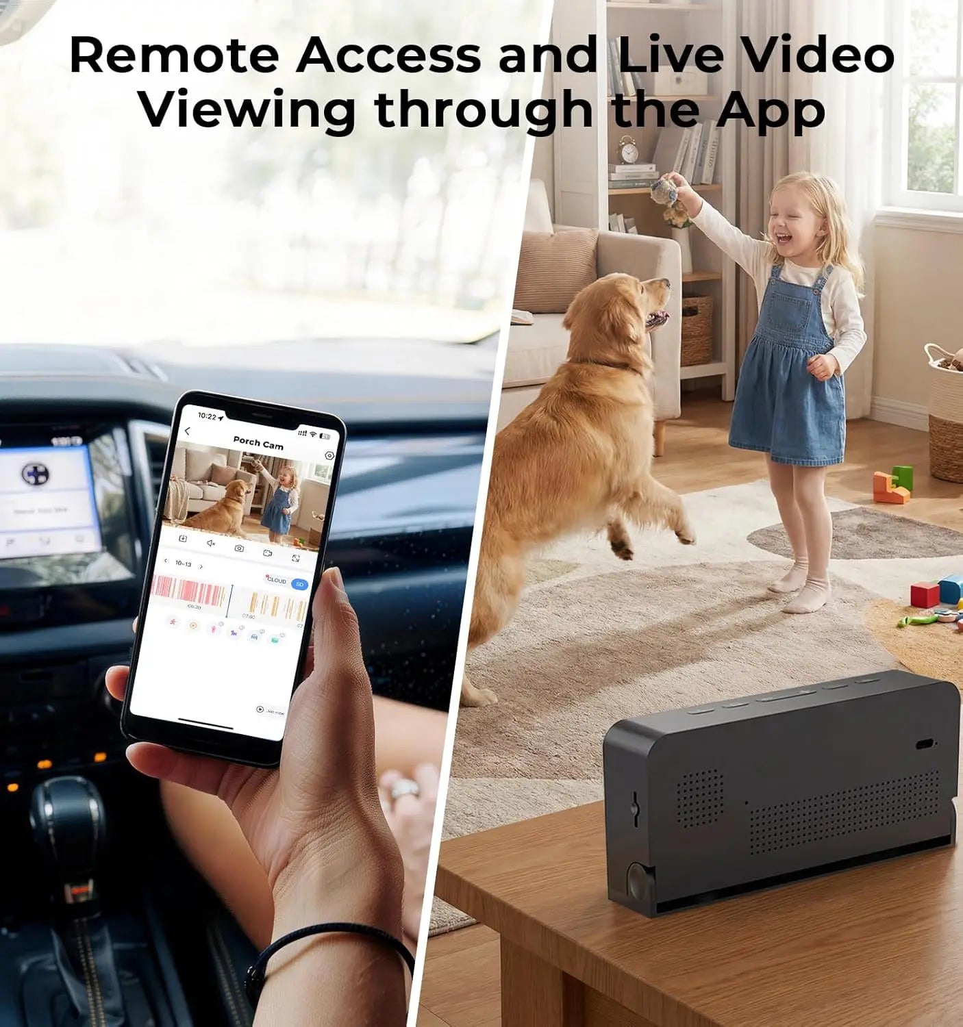 WESECUU Smart Clock Camera 2K Security With Two Way Talk - Home and Haven Store