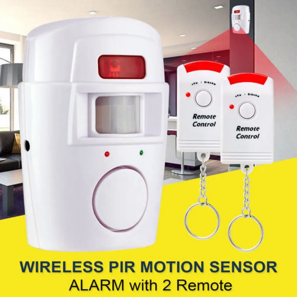 Wireless Motion Sensor Alarm System With Remote For Home Garage - Home and Haven Store