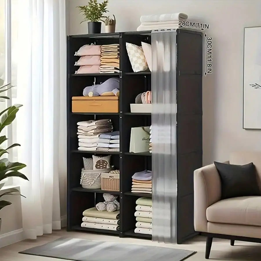 Multi Layer Easy Assembly Book Storage Rack Organizer