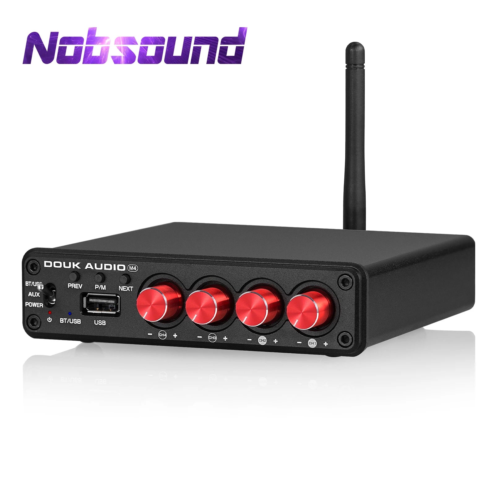 Douk Audio M4 50W Per Channel Bluetooth Stereo Power Amplifier - Home and Haven Store