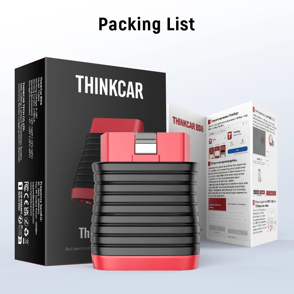MUCAR Thinkcar BD6 Full System OBD2 Scanner Wireless - Home and Haven Store