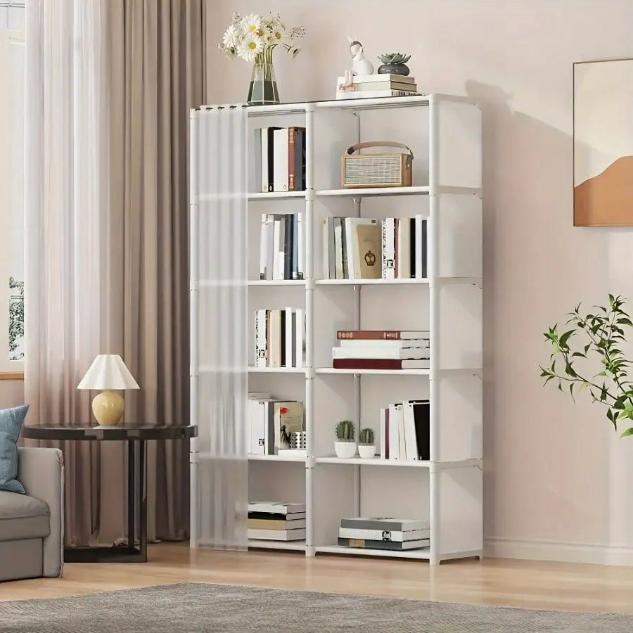 Multi Layer Easy Assembly Book Storage Rack Organizer