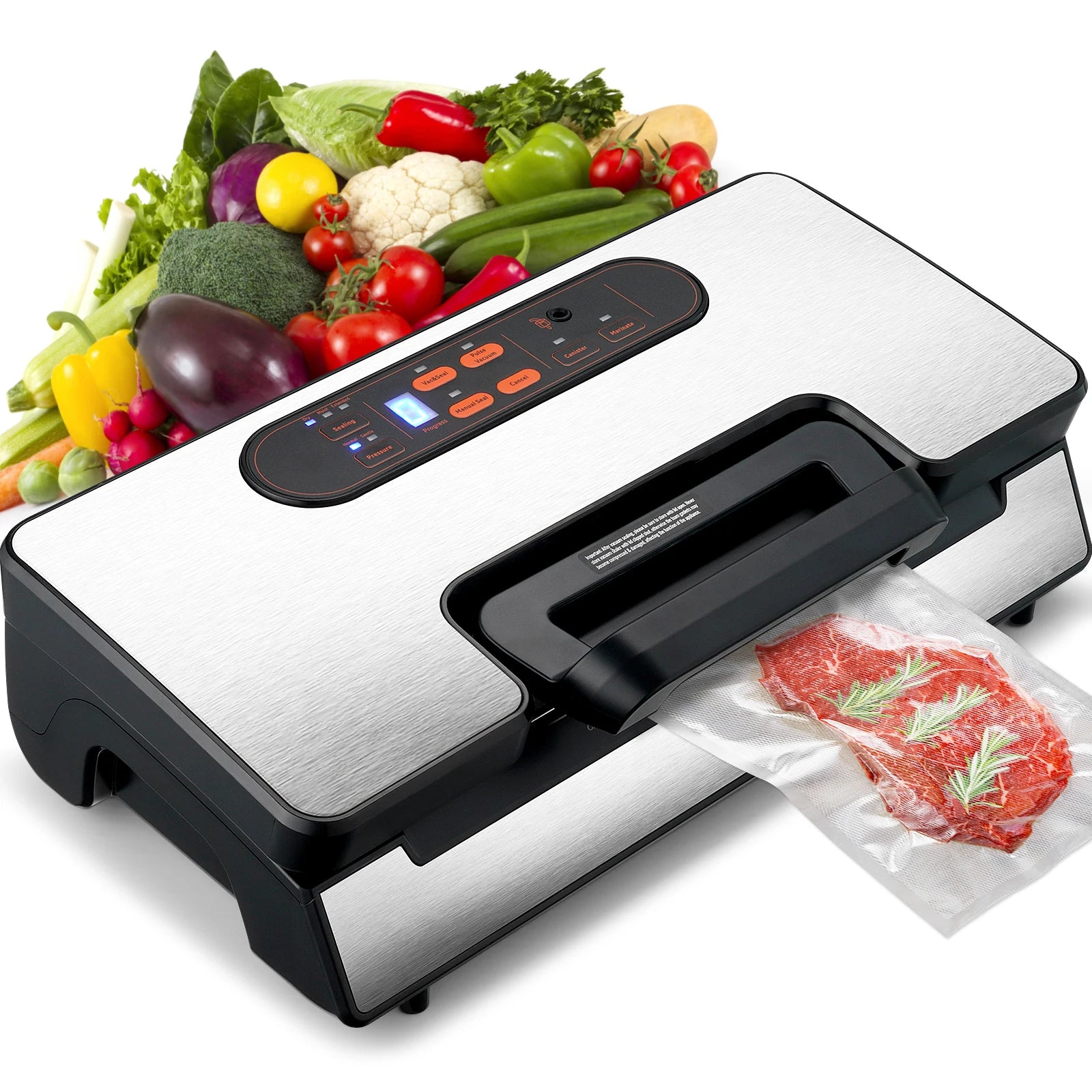 SucceBuy 90KPa 130W Vacuum Sealer For Food Freshness - Home and Haven Store