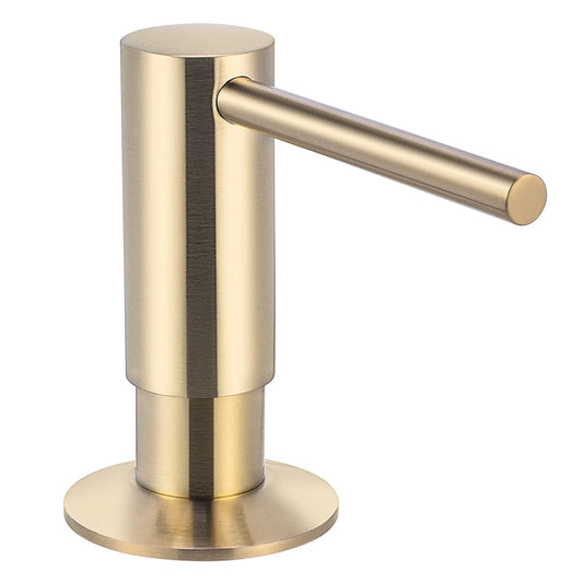 SAMODRA Brass Pump Soap Dispenser With Built In Bottle Kitchen